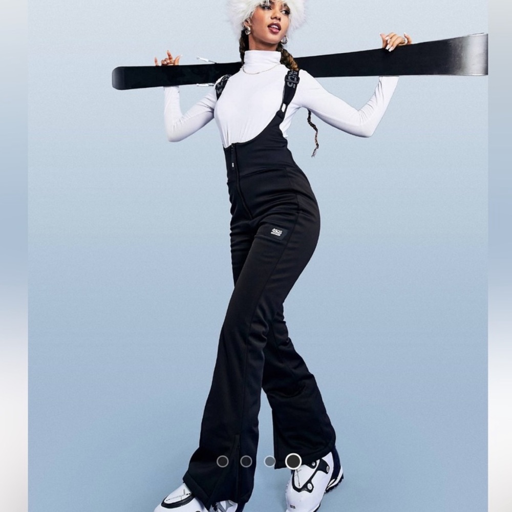 NWT ASOS 4505 black ski and snow bib pants